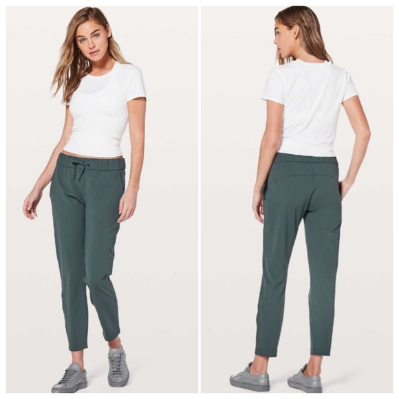 lululemon athletica | On The Fly Woven Pants 28" Gravity Athleisure Travel 6 - Picture 2 of 7